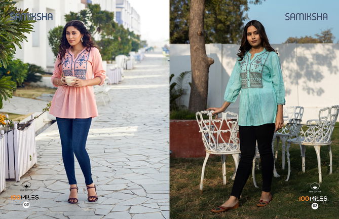 Samiksha By 100 Miles Western Ladies Top Catalog